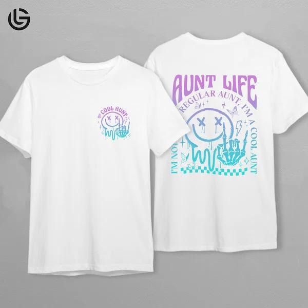 Latarshia Grant Store Cool Aunts Graphic T-Shirt Mother's Day Gift For Her Aunt Life Top Mamma Vibes Cotton Wear Hoodie,...