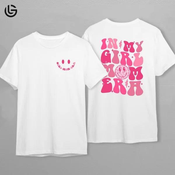 Latarshia Grant Store In My Girl Mom Era Graphic T-Shirt Motherhood Aesthetic Gift For Mama And Baby Shower Hoodie,...