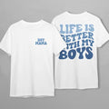 Latarshia Grant Store Mama of Boys Trendy T-Shirt Hoodie, Sweatshirt | PureTeeCo.com