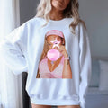 Latto PINK Bubblegum Big Face Rap Sweatshirt T-Shirts, Hoodie | PureTeeCo.com