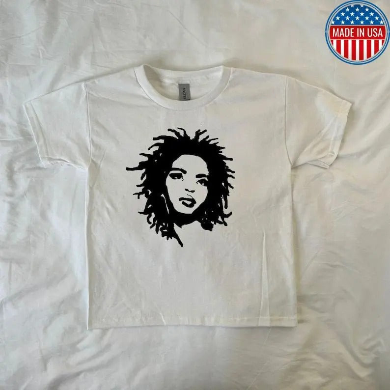 Lauryn Hill Baby Tee, y2k clothing, Pinterest ,vintage, 90s, Hip Hop, RnB Hoodie, Sweatshirt | PureTeeCo.com