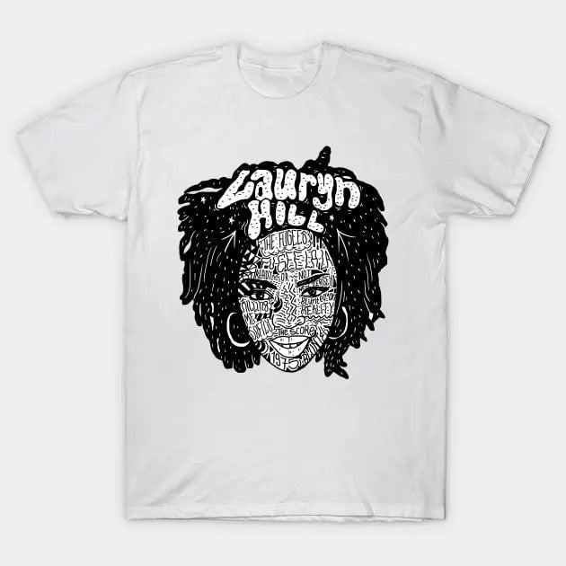 Lauryn Hill T Shirt Vintage Graphic Lauryn Hill T-Shirts Graphic Menswear Top Hoodie, Sweatshirt | PureTeeCo.com