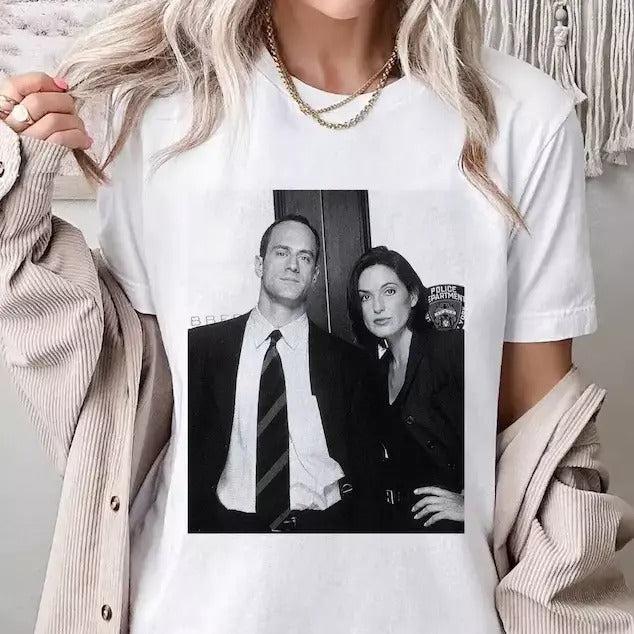 Law And Order Shirt Olivia Benson And Elliot Stabler Shirt Hoodie, Sweatshirt | PureTeeCo.com