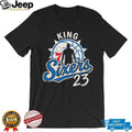 LeBron James 76ers the King Sixers vintage shirt