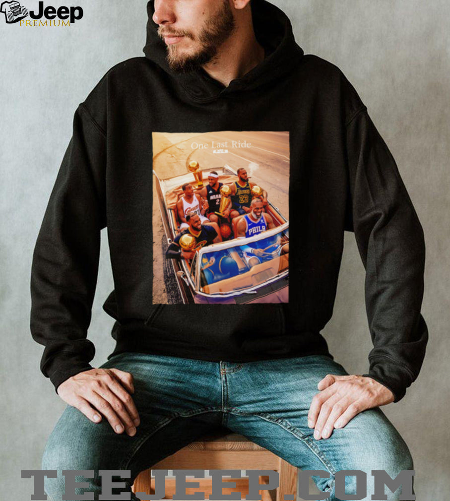 LeBron James One Last Ride Cavaliers Heat Lakers 76ers Tribute shirt