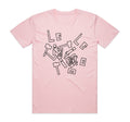 Le Tigre Pink T-Shirt Hoodie, Sweatshirt | PureTeeCo.com