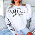 Leave a Little Sparkle Shirt, Boho Self Love Sweatshirt, Mental health Shirt, Encouraging quote Shirt Hoodie | PureTeeCo.com