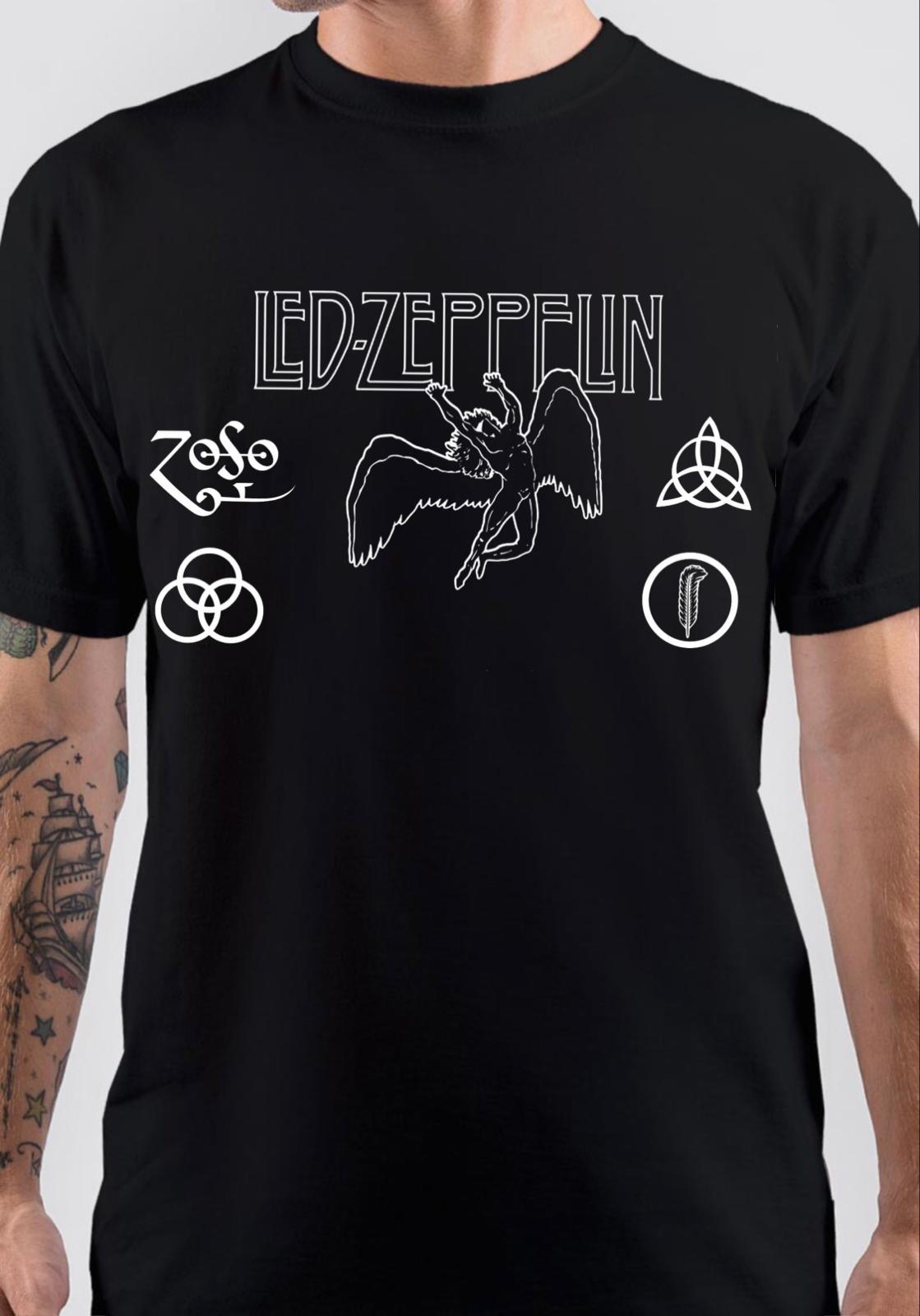 Led Zeppelin North American Tour 1977 T-Shirt Hoodie, Sweatshirt | PureTeeCo.com