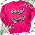 Leopard Merry & Bright Sweatshirt T-Shirts, Hoodie | PureTeeCo.com