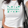 Leprecunt Women_s Baby Tee - LEPRECUNT St. Patrick_s Day Women_s Baby Tee- Leprecunt Shirt, Funny Irish Graphic tee for...