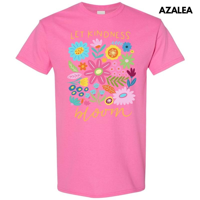 Let Kindness Bloom Gildan Short Sleeve T-Shirt 'NLB' Hoodie, Sweatshirt | PureTeeCo.com