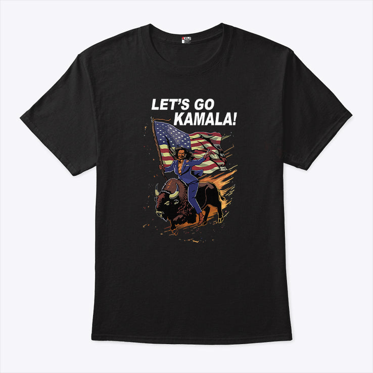 Let’s Go Kamala Harris Bull Riding Shirt
