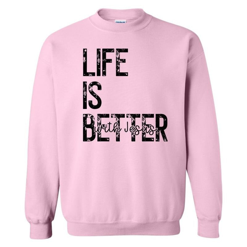 Life Is Better Sweatshirt 'NLB' T-Shirts, Hoodie | PureTeeCo.com