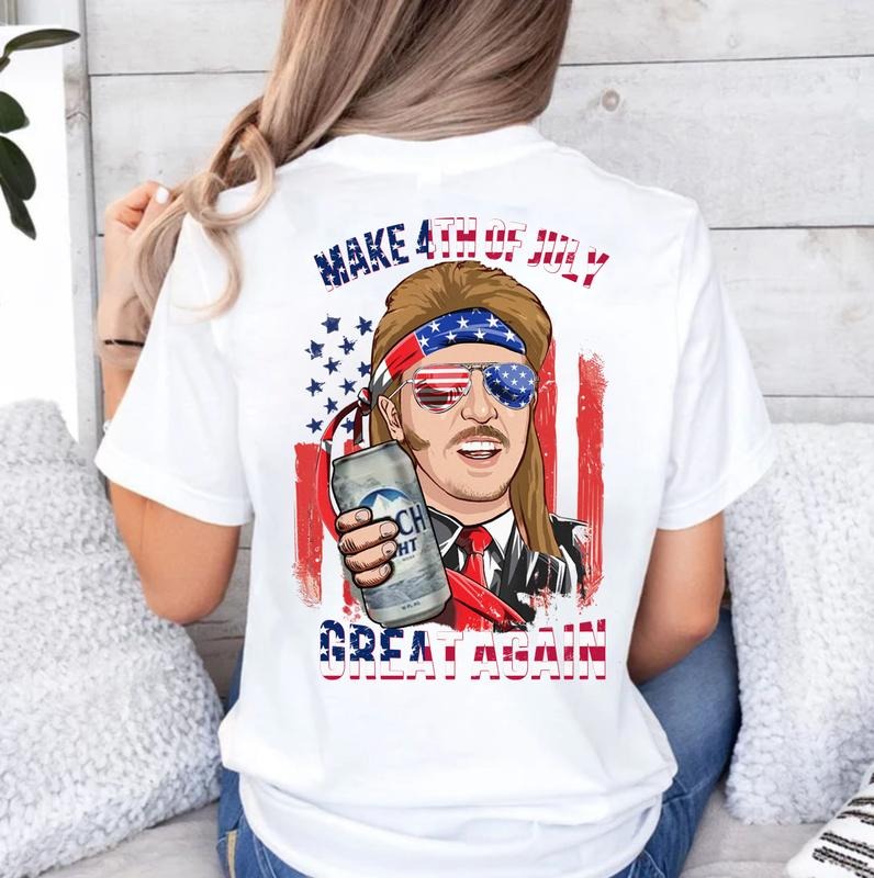 Light Make 4th of July Great Again shirt, Sweatshirt, Hoodie | PureTeeCo.com