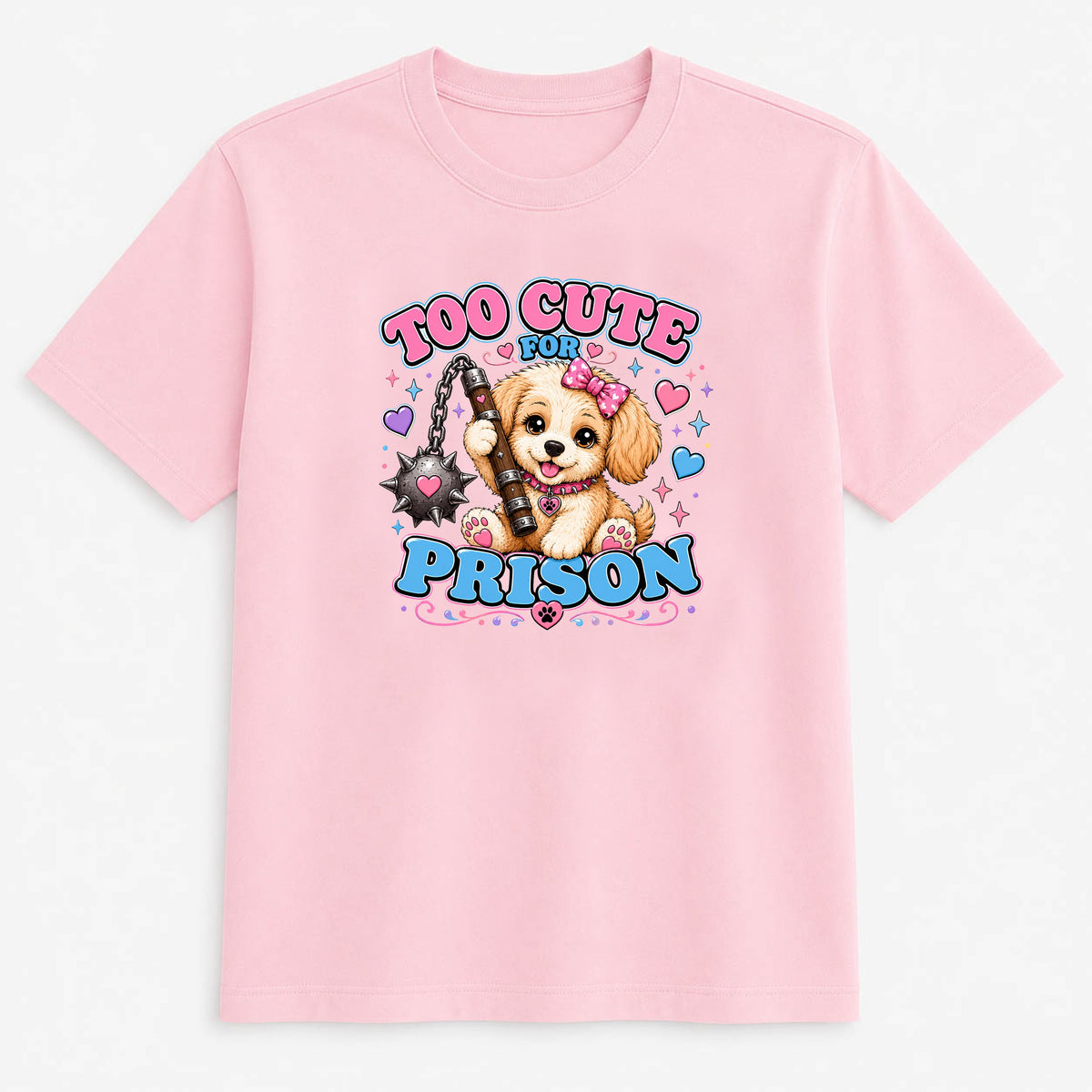 Unisex | Too Cute For Prison | Tee