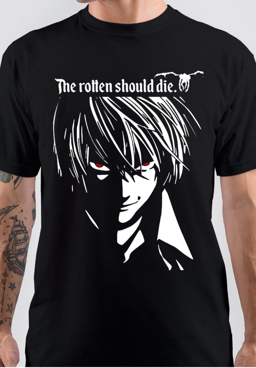 Light Yagami Death Note T-Shirt Style001 Hoodie, Sweatshirt | PureTeeCo.com