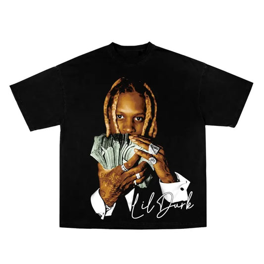 Lil Durkk Graphic Tee Casual Classic