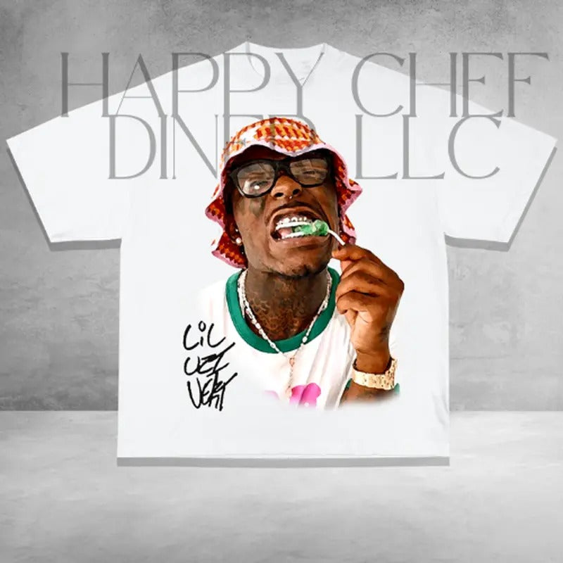Lil Uzii Vert Tee, Vintage Rap Shirt for Fans Hoodie, Sweatshirt | PureTeeCo.com