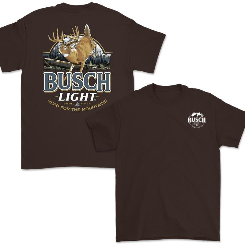 Limited Busch Light Deer Label Double Side Shirt, For Men, For Women Hoodie, Sweatshirt | PureTeeCo.com