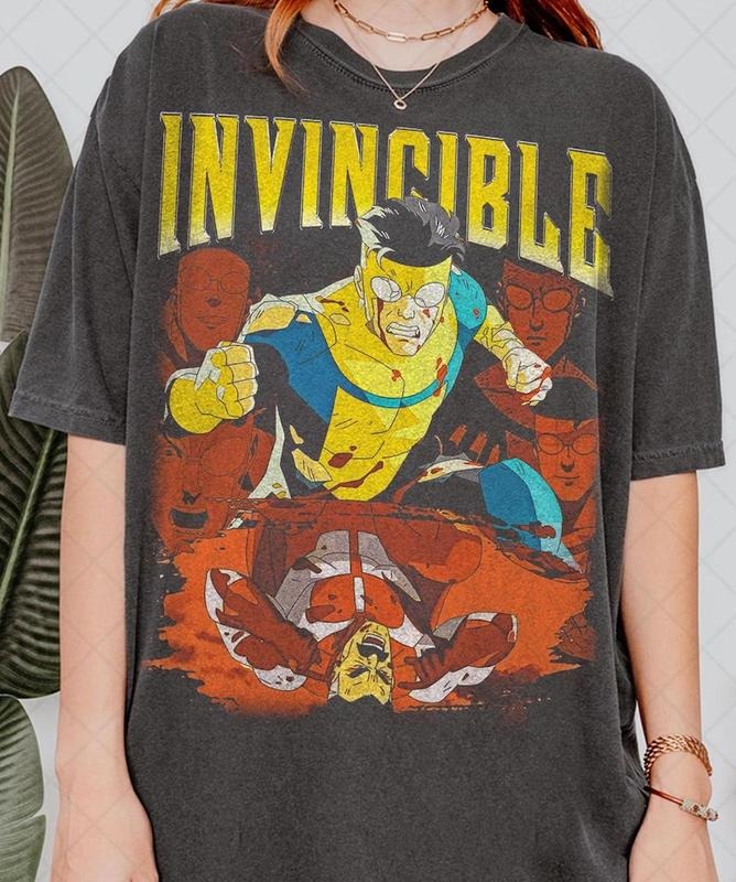 Limited Comfort Colors Invincible Mark Superhero T-Shirt, Comic Book Bootleg Fan Tee T-Shirt, Gift For Women and Man...