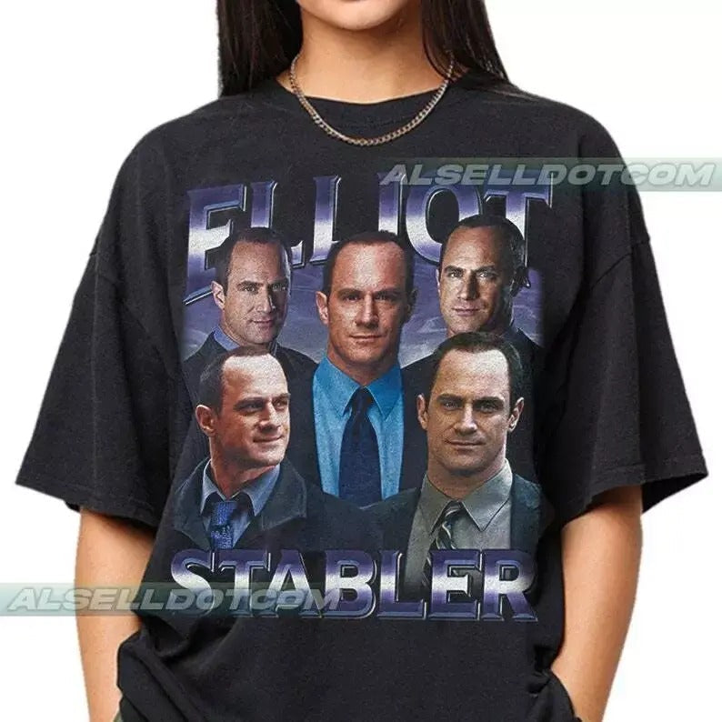 Limited Elliot Stabler Vintage T-Shirt, Gift For Women and Man Unisex T-Shirt Hoodie, Sweatshirt | PureTeeCo.com