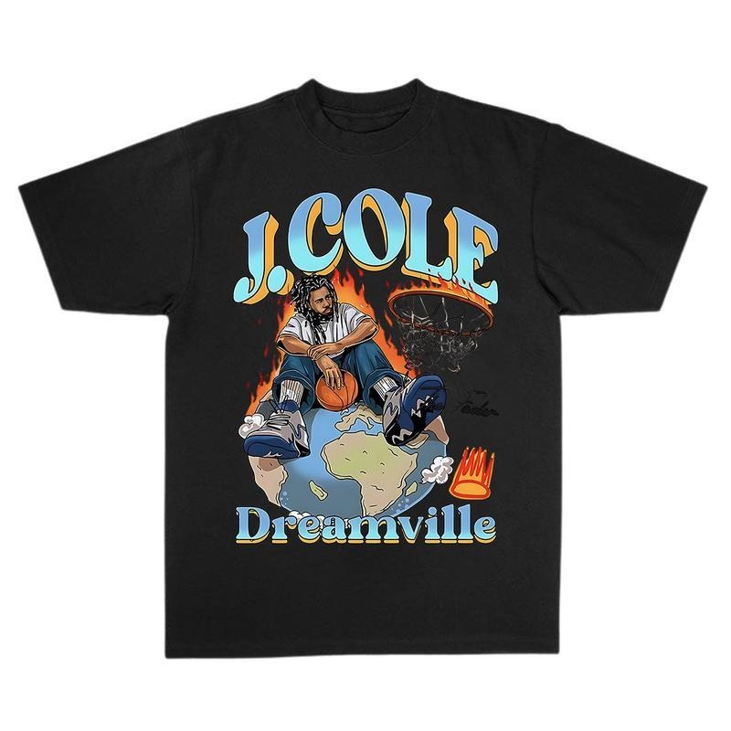 Limited J Cole Dreamville Vintage T-Shirt, Unisex T-Shirt, Gift For Him, For Her Hoodie, Sweatshirt | PureTeeCo.com