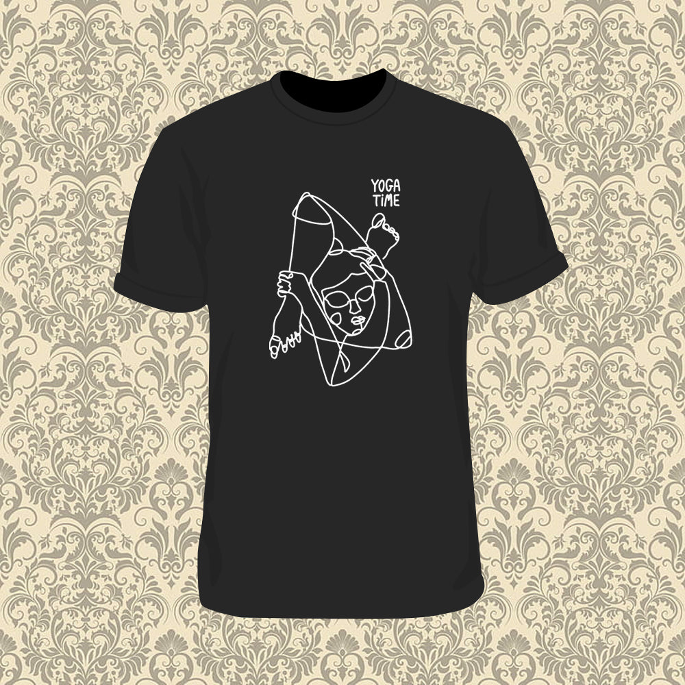 Line Yoga Drawing T Shirt adm Hoodie, Sweatshirt | PureTeeCo.com