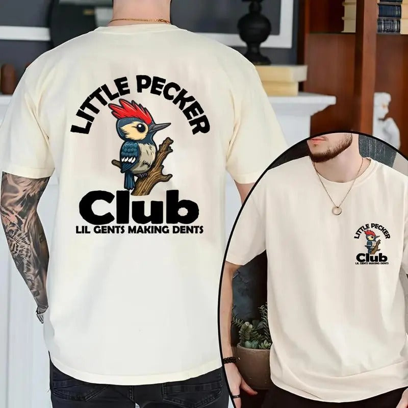 Little Pecker Club Men's T-shirt, Vintage Graphic Tee, Gift For Men , Unisex Shirt, T-Shirt for Men, for Women Hoodie,...