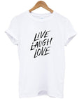 Live Laugh Love Tshirt Hoodie, Sweatshirt | PureTeeCo.com