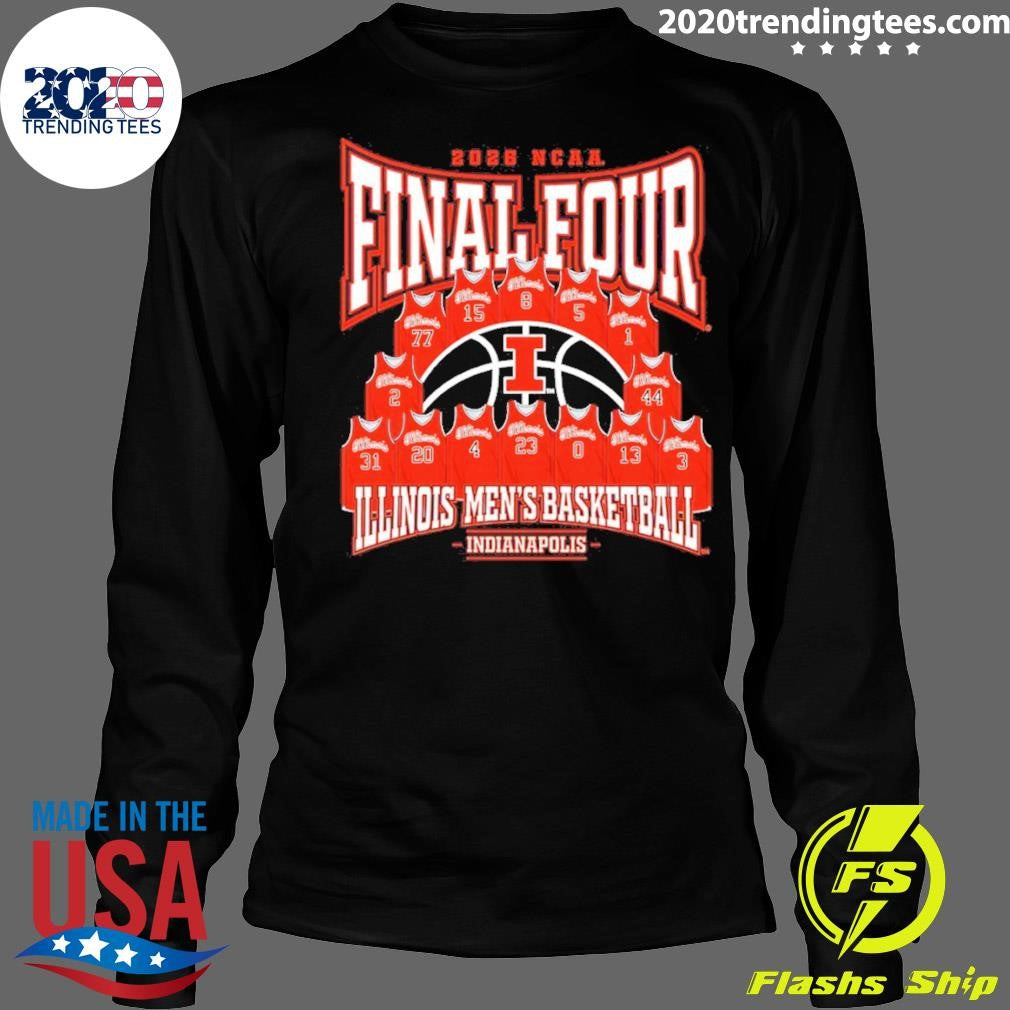 Llinois Fighting Illini 2026 Final Four Ncaa Men’s Basketball Jersey Shirt