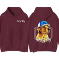 Local Boy Outfitters Hoodie - Golden Retriever with Cap Graphics Hoodie, Perfect for Outdoor and Dog Lovers, Unisex...