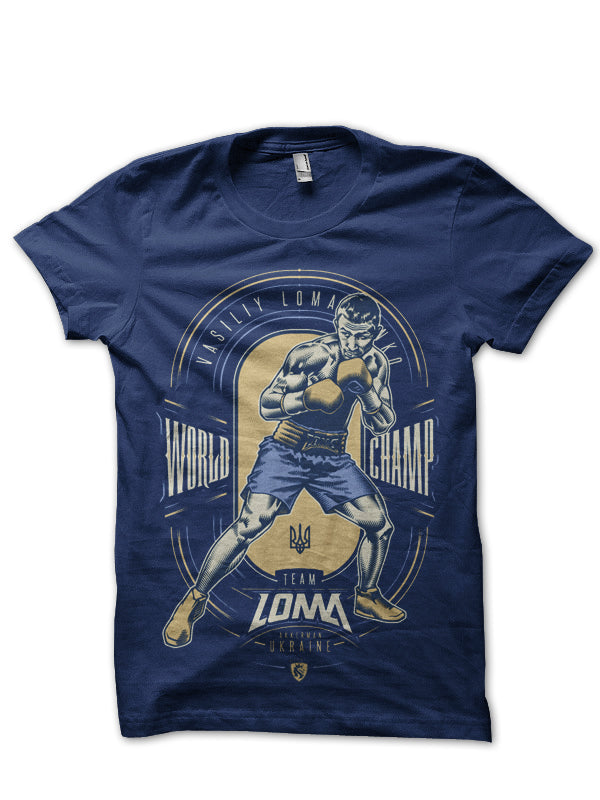 Lomachenko Boxing World Champion T-Shirt Hoodie, Sweatshirt | PureTeeCo.com