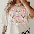 Long Haired Chihuahua with bows Shirt ~ Unisex Apparel Relaxed Fit Printed In The USA Clothing Womenswear Casual Comfort...