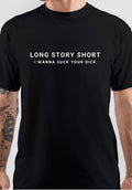 Long Story Short T-Shirt Hoodie, Sweatshirt | PureTeeCo.com