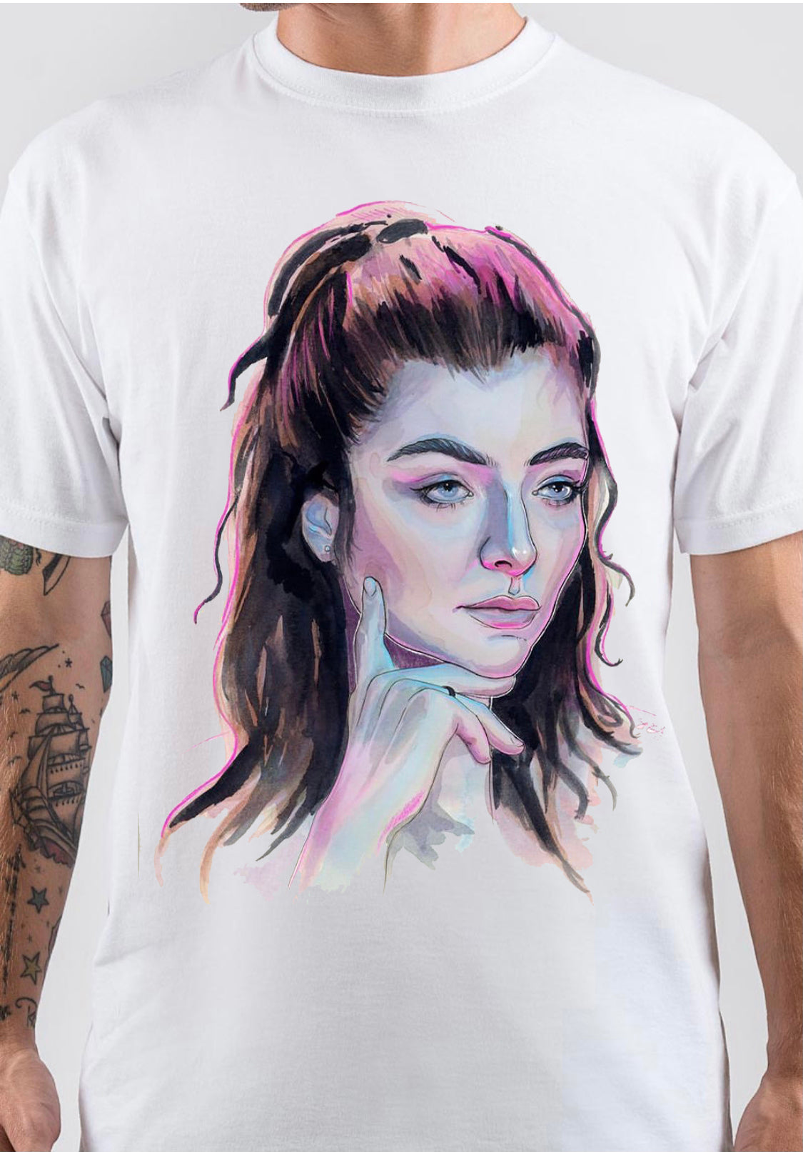 Lorde Art T-Shirt Style006 Hoodie, Sweatshirt | PureTeeCo.com