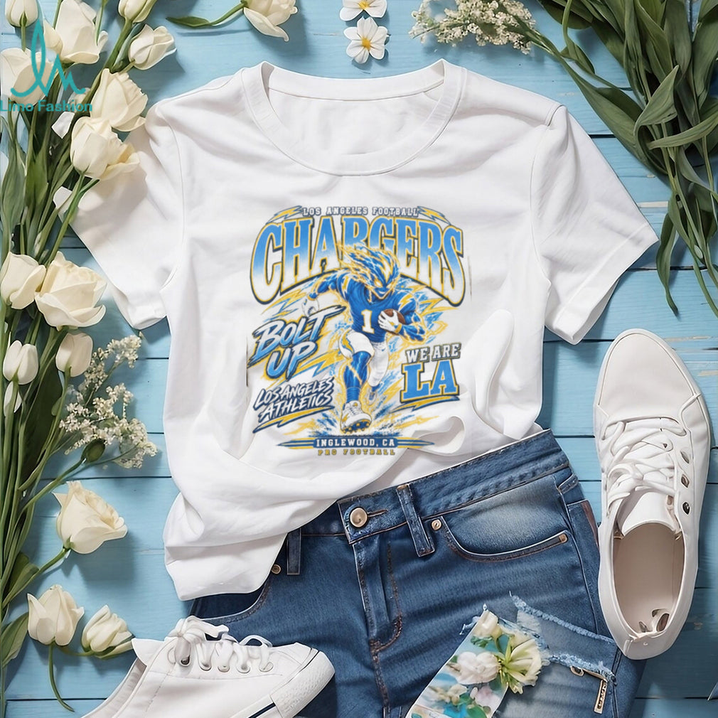 Los Angeles Chargers Mascot Bolt Up Football Shirt