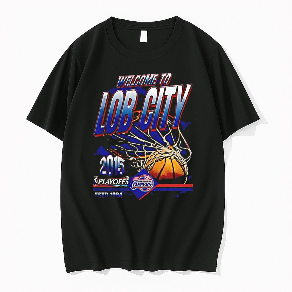 Los Angeles Clippers Welcome To Lob City Playoffs Estd 1984 Tshirts Sweater