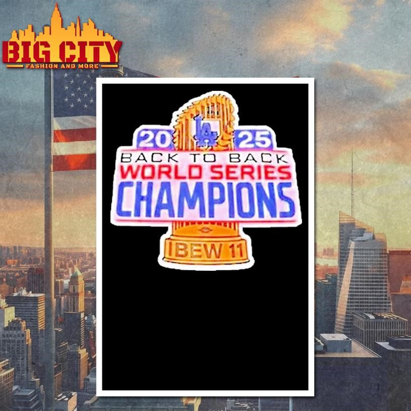 Los Angeles Dodgers 2025 Back To Back World Series Champions Shirt