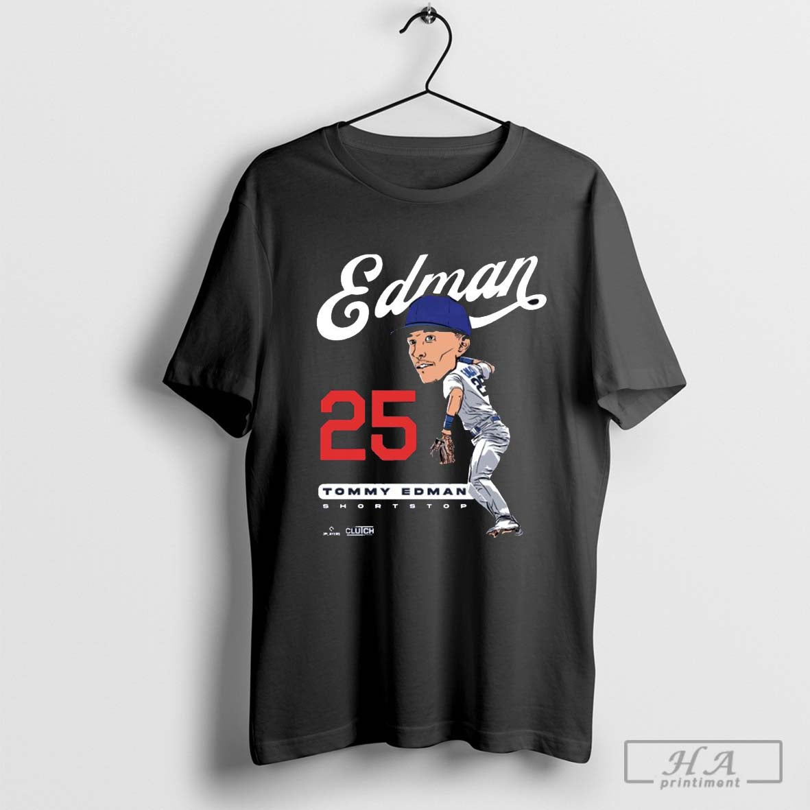 Los Angeles Dodgers Tommy Edman 25 Mlb Pa Shortstop