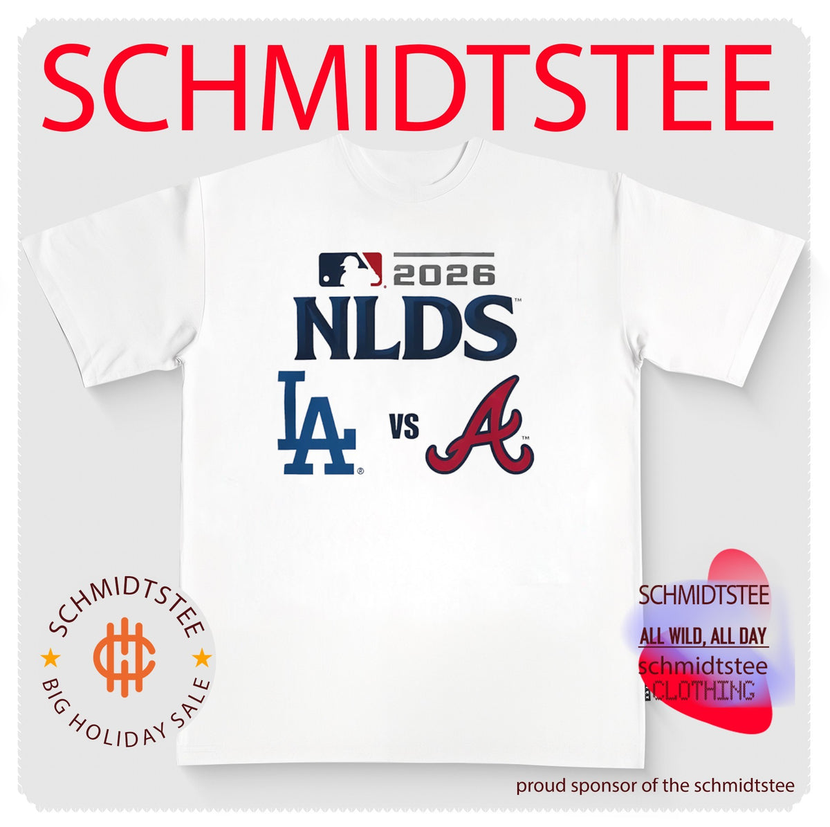 Los Angeles Dodgers vs. Atlanta Braves 2026 National League Division Series shirt