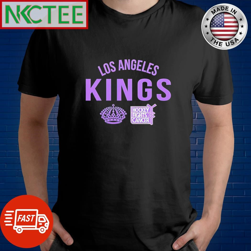 Los Angeles Kings hockey fights cancer shirt