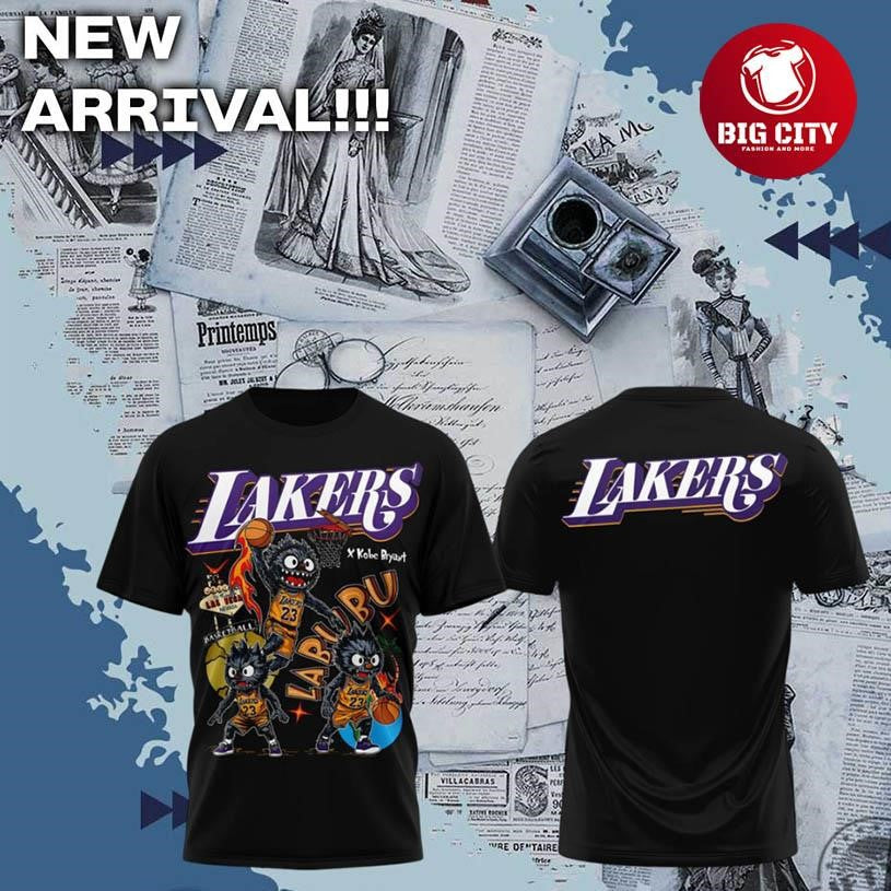 Los Angeles Lakers X Labubu Vintage Two Sided Shirt