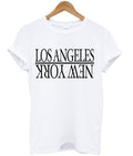 Los Angeles New York T-shirt Hoodie, Sweatshirt | PureTeeCo.com