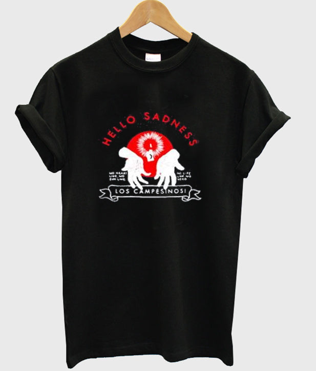 Los Campesinos Merch Hello Sadness T Shirt Hoodie, Sweatshirt | PureTeeCo.com
