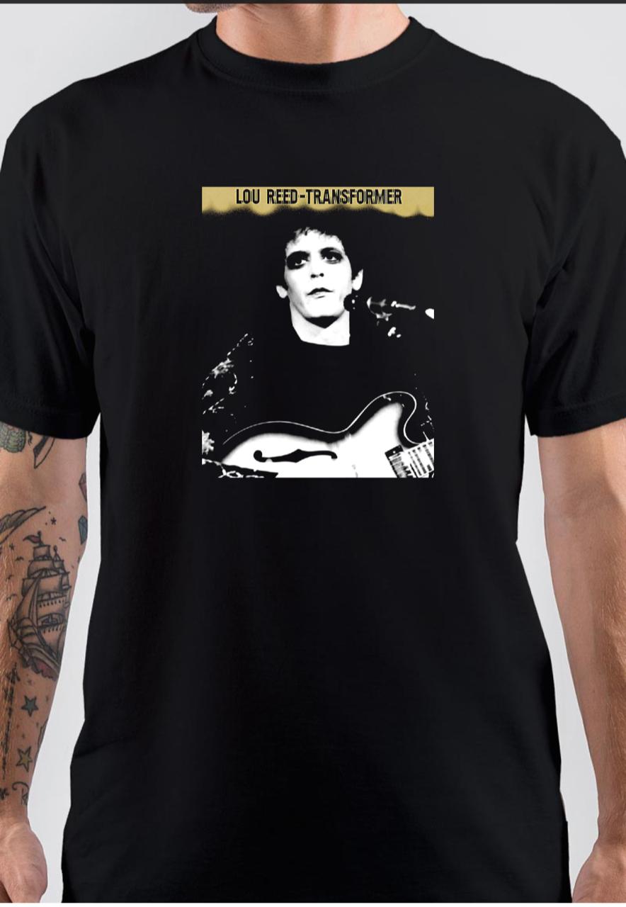 Lou Reed Transformer Black T-Shirt Hoodie, Sweatshirt | PureTeeCo.com