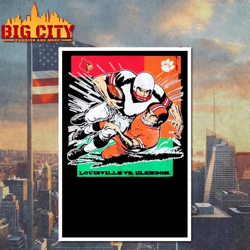 Louisville Cardinals vs Clemson Tigers 2025 Gameday Shirt