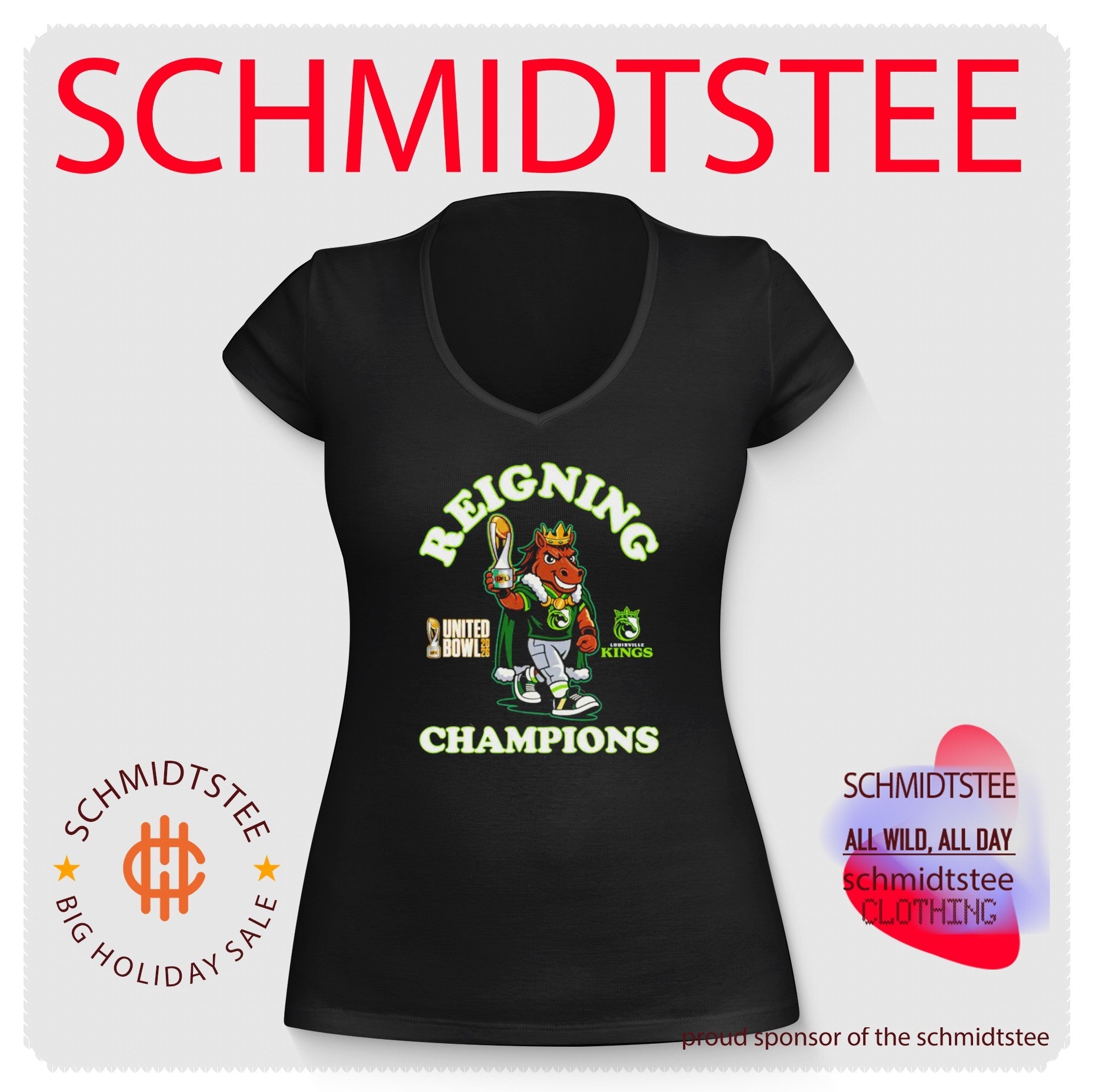 Louisville Kings UFL United Bowl 2026 Mascot shirt