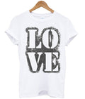 Love Stencil Grunge Vintage T-shirt Hoodie, Sweatshirt | PureTeeCo.com