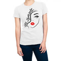 Love Your Self Women's Casual Crewneck T-Shirt with Printed Design and Red Accents Hoodie, Sweatshirt | PureTeeCo.com
