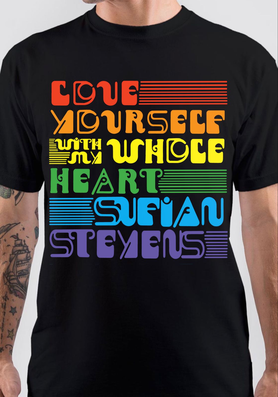 Love Yourself With My Whole Heart T-Shirt Hoodie, Sweatshirt | PureTeeCo.com
